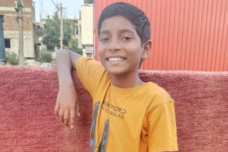 A fatherless five-year-old Samuel…