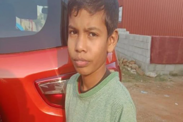 An eight-year-old boy, Vinod Kumar…