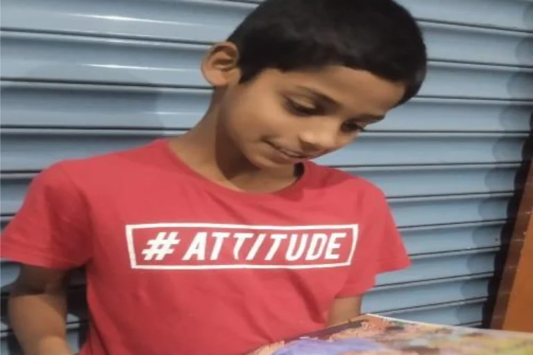 A little two-and-a-half-year-old child…