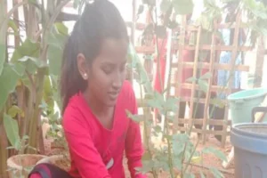 In 2016, five-year-old Aprutha…