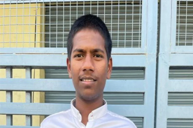 Ganesh is the first of three children of a daily wage worker….