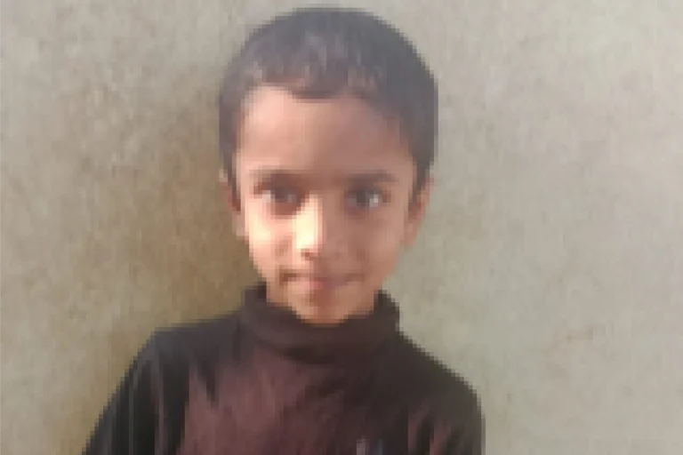 Vishwa, nine years old, was brought…