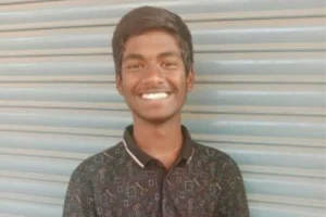 Kishan is the second of three children of a daily wage worker..